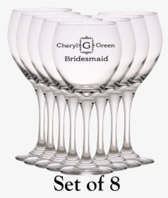 Personalized Red Wine Glass - Wine Glass, HD Png Download, Transparent PNG