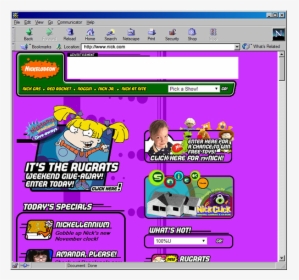 Nick Jr Website 1998, HD Png Download , Transparent Png Image - PNGitem