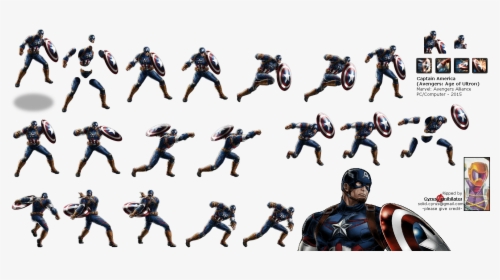 Click To View Full Size - Avengers Alliance Captain America Age Of Ultron, HD Png Download, Transparent PNG