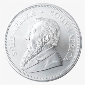 Buy 1 Oz Silver Coin South African Mint Krugerrand - 2019 1oz Silver Coin Krugerrand, HD Png Download, Transparent PNG