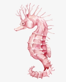 Watercolor Seahorse Cartoon Transparent - Portable Network Graphics, HD Png Download, Transparent PNG