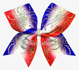 Ombre Stars Rhinestone Cheer Bow Clipart , Png Download - Art, Transparent Png, Transparent PNG