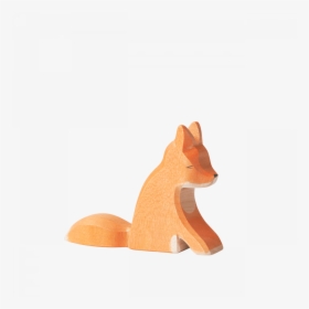 Wooden Sitting Fox   Title Wooden Sitting Fox - Red Fox, HD Png Download, Transparent PNG