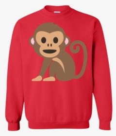 Monkey Emoji Sweatshirt - T-shirt, HD Png Download, Transparent PNG