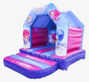 12 X 10 A Frame Bouncy Castle Shimmer And Shine - Shimmer And Shine Tennie Genies Shine, HD Png Download, Transparent PNG