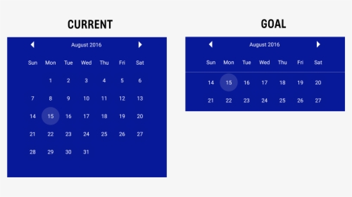 Enter Image Description Here - Android Calendarview Week, HD Png Download, Transparent PNG