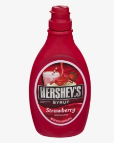 Strawberry Syrup - Drinking - Land - Hershey's Strawberry Sauce, HD Png Download, Transparent PNG