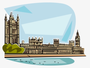 Cityscape Clipart Illustrator Adobe Vector - Houses Of Parliament Clipart, HD Png Download, Transparent PNG