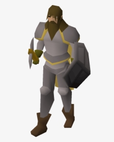 Old School Runescape Black Knight, HD Png Download, Transparent PNG