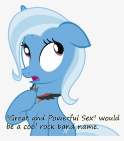 Band Name, Insane Pony Thread, Safe, Trixie - Trixie Alicorn Amulet, HD Png Download, Transparent PNG