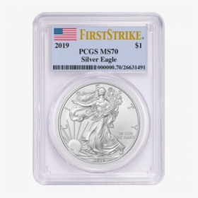 Main Product Photo - Pcgs Ms70 Silver Eagle 2018, HD Png Download, Transparent PNG