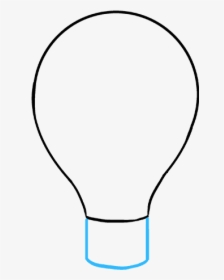 How To Draw Light Bulb - Blank Clock Face, HD Png Download, Transparent PNG