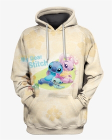 Anime Stitch Lilo Disney Hoodie 3d - Limited Edition 3d Full Printing, HD Png Download, Transparent PNG