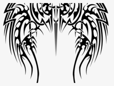 Wings Clipart Tribal - Tribal Tattoo Designs, HD Png Download, Transparent PNG