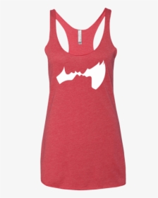 Face Two Face White Print Tank - Racerback, HD Png Download, Transparent PNG