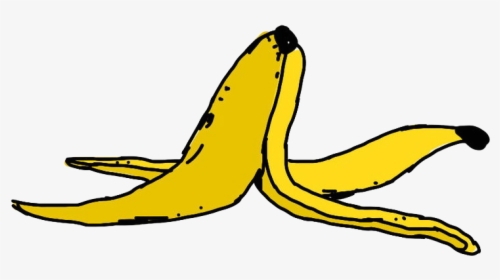Skin Clipart Banana - Clip Art Banana Peel, HD Png Download, Transparent PNG
