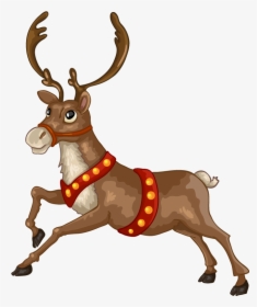Transparent Cute Reindeer Png - Christmas Reindeer Png, Png Download, Transparent PNG