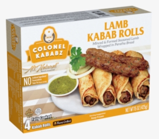 Lamb Kabab Roll - Onion Ring, HD Png Download, Transparent PNG