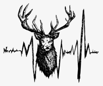 Drawn Reindeer 8 Bit - Illustration, HD Png Download, Transparent PNG