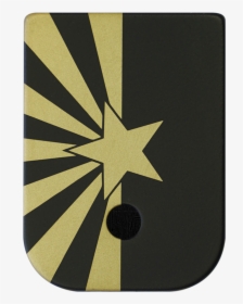 Arizona Flag Brass Black Traditional Finish Mag Plate, HD Png Download, Transparent PNG