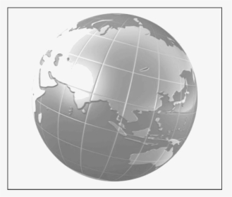 World - World Map Round Grey Png, Transparent Png, Transparent PNG