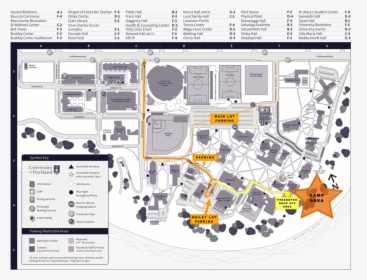Campus Map Parking Presenter - Plan, HD Png Download, Transparent PNG