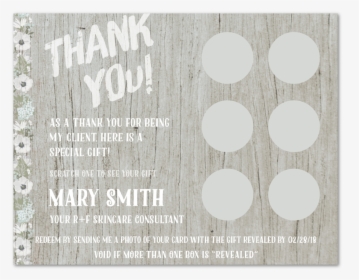 Faded Wood Scratcher Gift Card  								data-caption - Vellum, HD Png Download, Transparent PNG