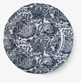 Faded Peony Dinner Plate, Indigo - Plate, HD Png Download, Transparent PNG
