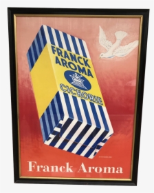 Original Vintage 1946 Frank Aroma Coffee Framed Poster - Poster, HD Png Download, Transparent PNG