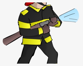 Free Cartoon Fire Fighter, Download Free Clip Art, - Fireman Png, Transparent Png, Transparent PNG