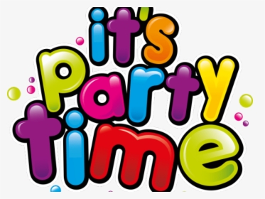 Swimming Clipart Birthday Party - Party Time, HD Png Download, Transparent PNG