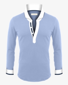 Men Long Sleeves Polo - Polo Homme De Luxe, HD Png Download, Transparent PNG