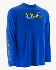 Huk Long Sleeve Fishing Shirt - Active Shirt, HD Png Download, Transparent PNG