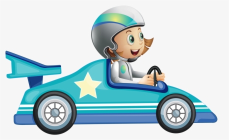 Cartoon Race Car Driver, HD Png Download, Transparent PNG