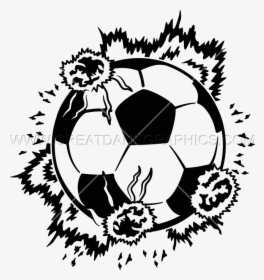 Soccerball Drawing Soccer Art - Illustration, HD Png Download, Transparent PNG