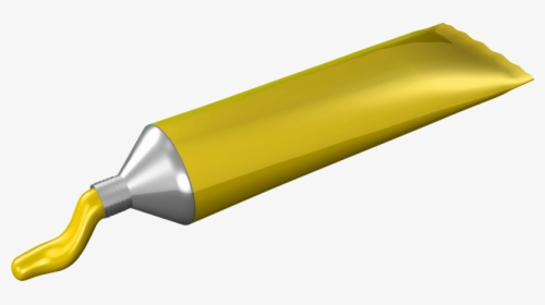 Yellow Paint Tube Clipart, HD Png Download, Transparent PNG