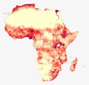 Nigeria Population Heat Map, HD Png Download, Transparent PNG
