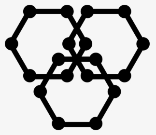 Three Hexagons - Graphene Rectangular Unit Cell, HD Png Download, Transparent PNG