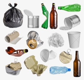 Garbage Clipart Crushed Water Bottle - Use Plastic Save Environment, HD Png Download, Transparent PNG