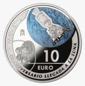 Ikspa11959 1 - Moneda 50 Aniversario Llegada A La Luna, HD Png Download, Transparent PNG