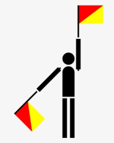 Semaphore Kilo Png Clip Arts - Semaphore A Flag, Transparent Png, Transparent PNG