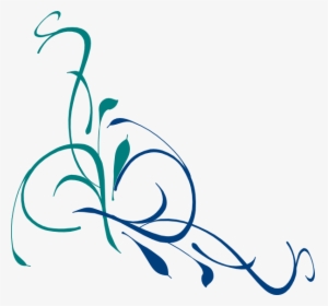 Floral Swirl Svg Clip Arts - Vine Clip Art, HD Png Download, Transparent PNG