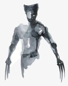 #xmen #wolverine #logan #hughjackman #marvel #watercolorart - Acquerello Marvel, HD Png Download, Transparent PNG