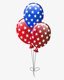Balloons Blue Balloons Streamers Free Photo - Red White And Blue Balloons Clipart, HD Png Download, Transparent PNG