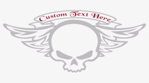 Motorcycle Custom Graphics Winged - Harley Davidson Wings Logo Vector, HD Png Download, Transparent PNG