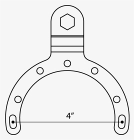 Ram Mount Gas Tank Base With 1" Ball, HD Png Download, Transparent PNG