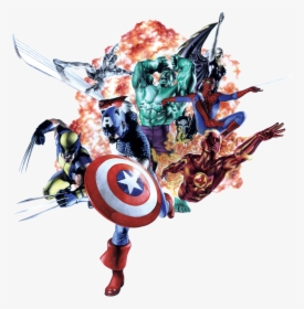 My Heroe Comic The Avengers Png - Marvel Cinematic Universe, Transparent Png, Transparent PNG