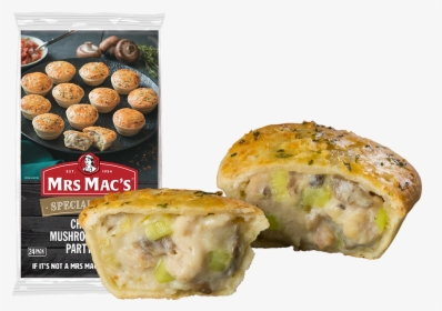 Chicken, Mushroom And Leek Party Pies - Filo, HD Png Download, Transparent PNG