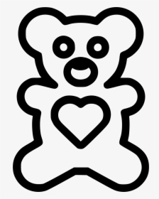 Stuffed Bear - Stuffed Bear Round Icon, HD Png Download, Transparent PNG