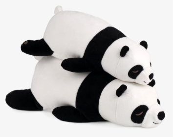 Wholesale Black And White Panda Teddy Bear Doll Soft - Stuffed Toy, HD Png Download, Transparent PNG
